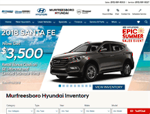 Tablet Screenshot of hyundaiofmurfreesboro.net